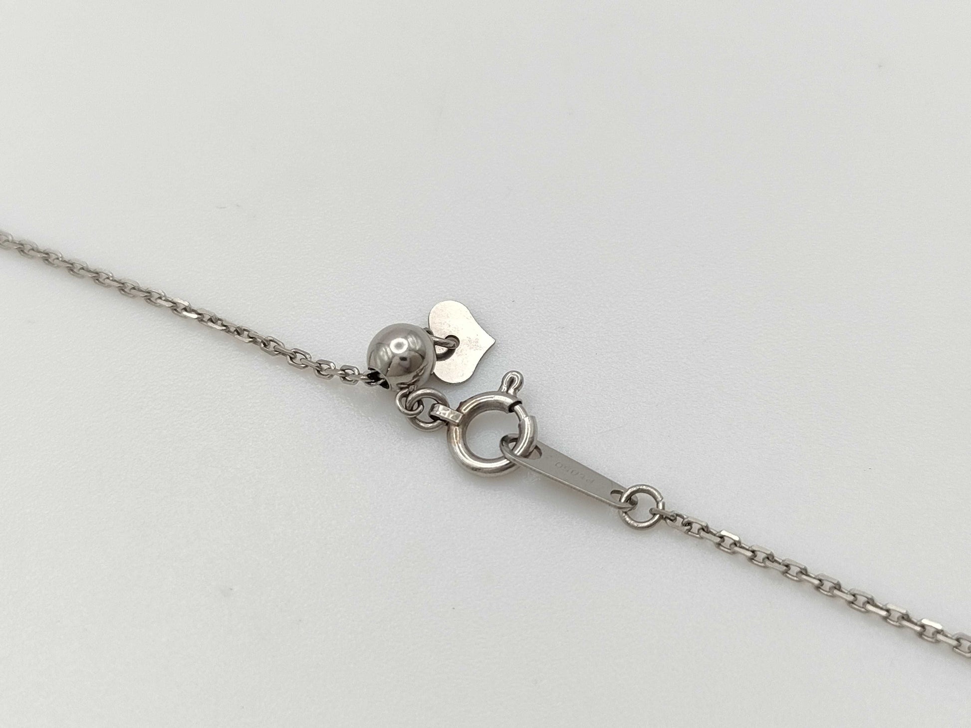 D0.30ct FD0.12ct PT900/850 5.6g Necklace 