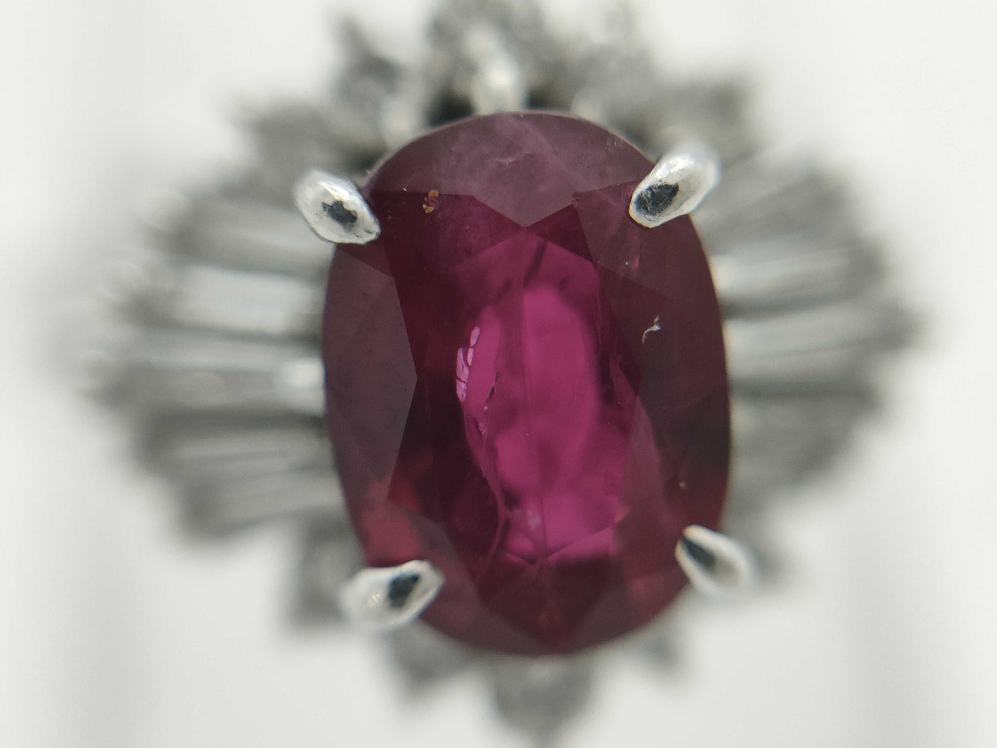 R1.17ct D.043ct PT900 6.0g Ring 