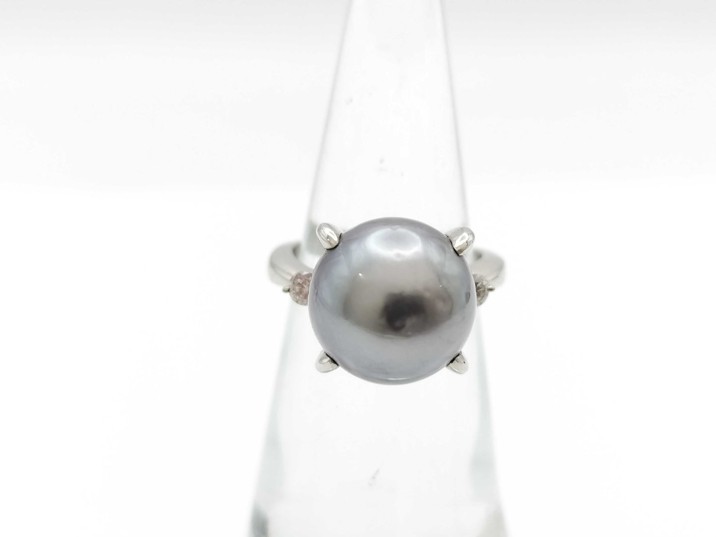 Pearl Diameter Approx. 11.5mm D0.13ct PT900 8.5g Ring 