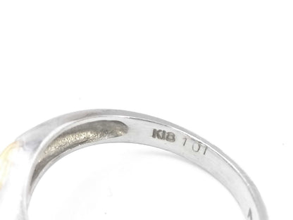 D1.01ct PT900/K18 5.8g Ring 
