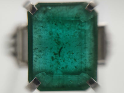 E1.91ct D0.37ct PT900 7.9g Ring 