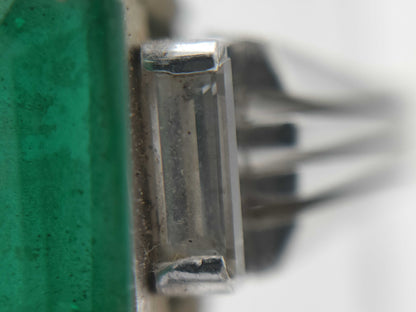 E1.91ct D0.37ct PT900 7.9g Ring 