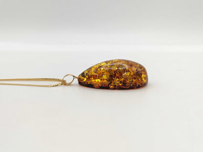 Colored Stone K18 10.9g Necklace 