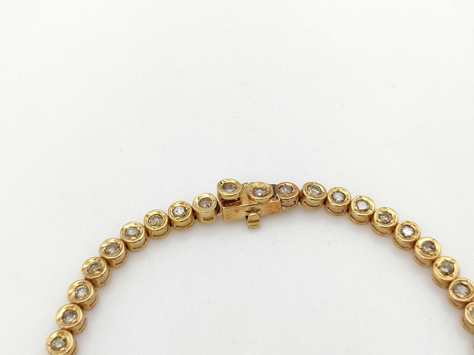 D1.00ct K18 7.0g Bracelet Bangle 