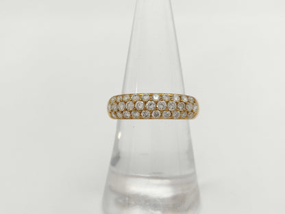 Mitsukoshi D1.00ct K18 6.2g Ring 