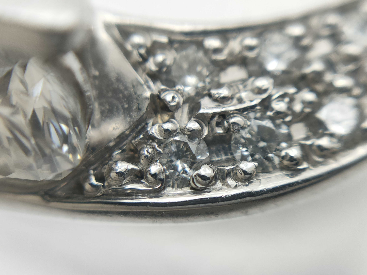 D0.45ct/0.38ct PT900 6.8g Ring 