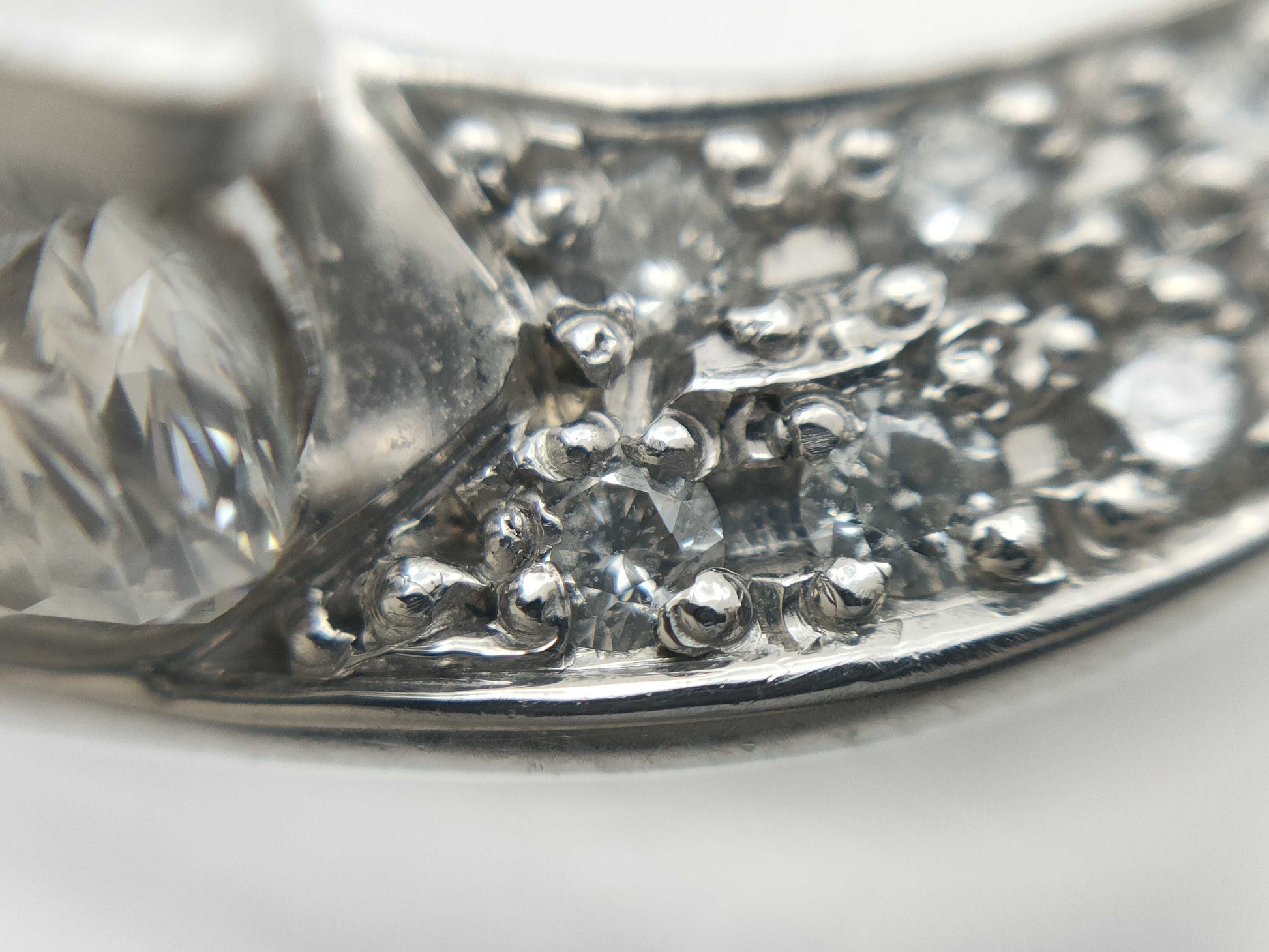 D0.45ct/0.38ct PT900 6.8g Ring 