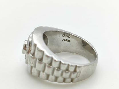 D0.50ct PT900 21.8g Ring 