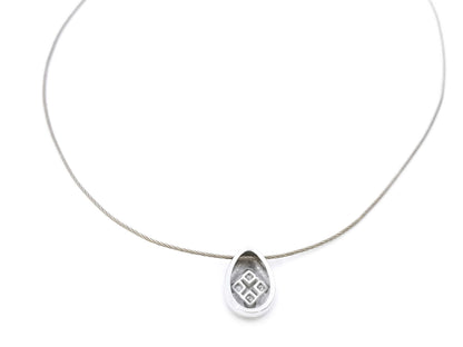 D0.51ct 750/PT900 7.4g Necklace 