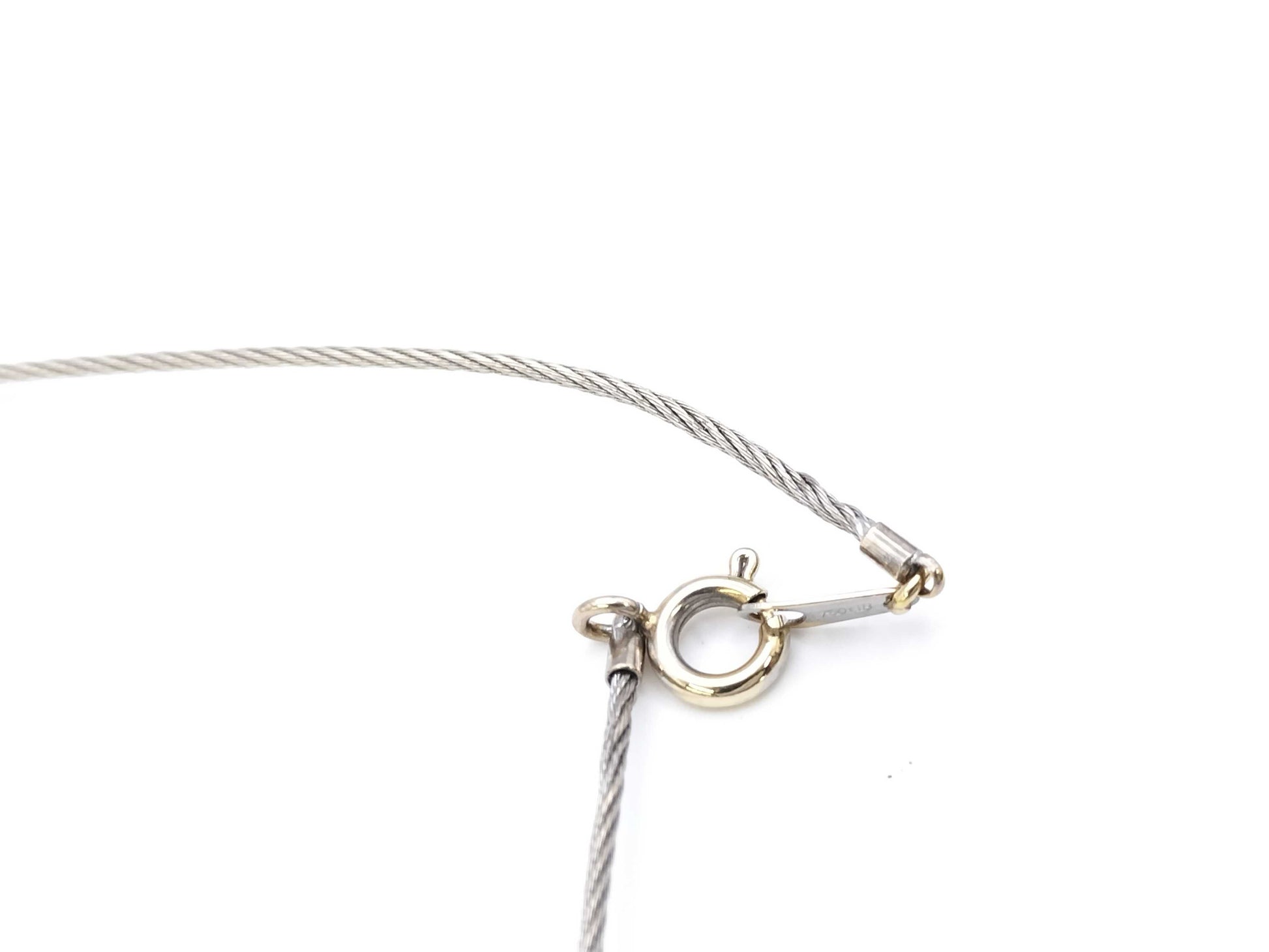 D0.51ct 750/PT900 7.4g Necklace 