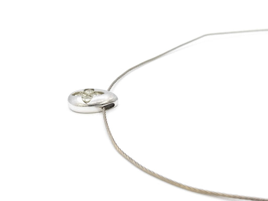D0.51ct 750/PT900 7.4g Necklace 