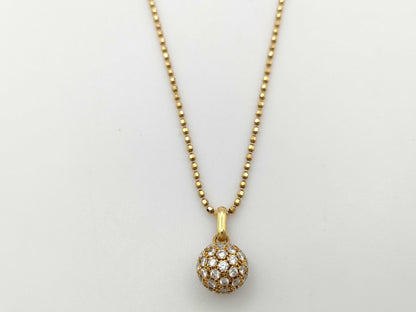 D1.10ct K18 5.6g Necklace 