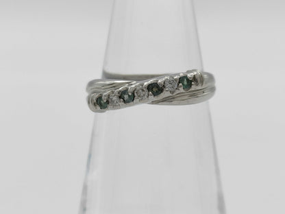 Alexandrite Diamond PT900 3.5g Ring 