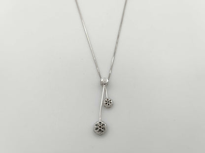 D0.27ct FD0.23ct PT900/850 5.7g Necklace 