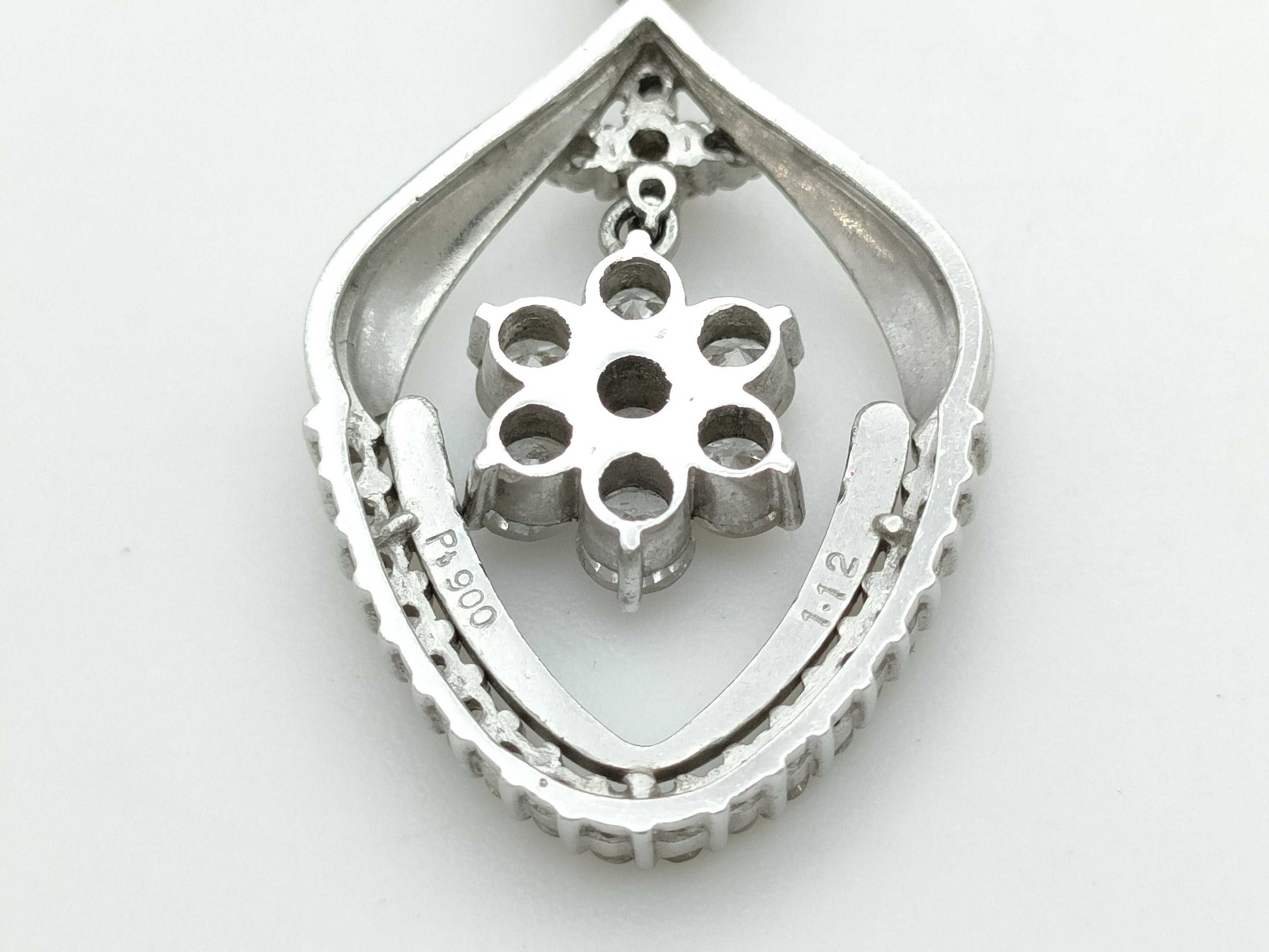 D1.12ct PT900 6.7g Pendant Top 