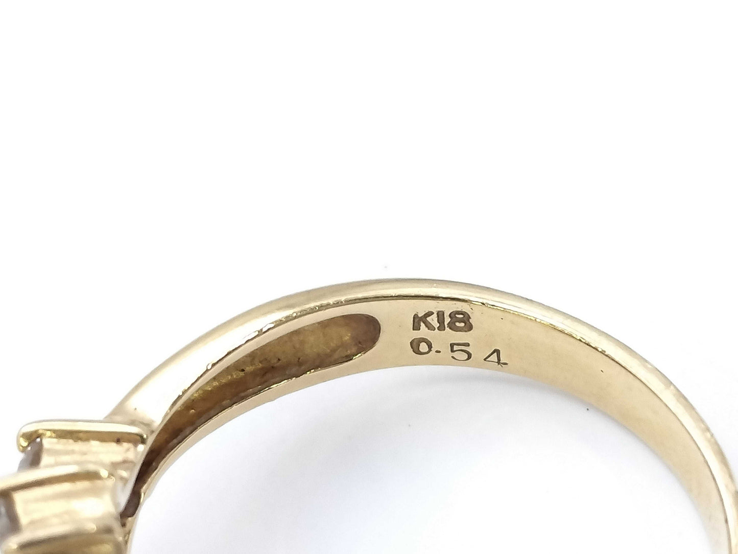 Ruby Diamond K18 3.5g Ring 