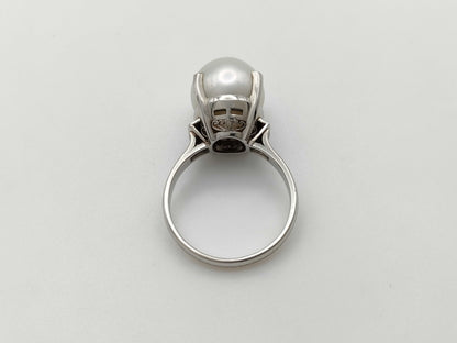 Pearl diameter approx. 11.7mm PT900 7.6g ring 