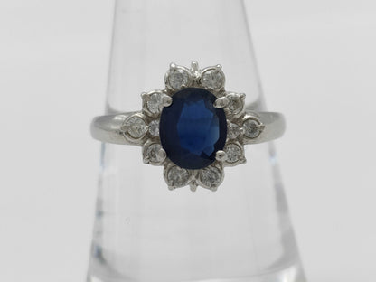 S1.29ct D0.30ct PT900 5.4g Ring 
