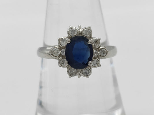 S1.29ct D0.30ct PT900 5.4g Ring 