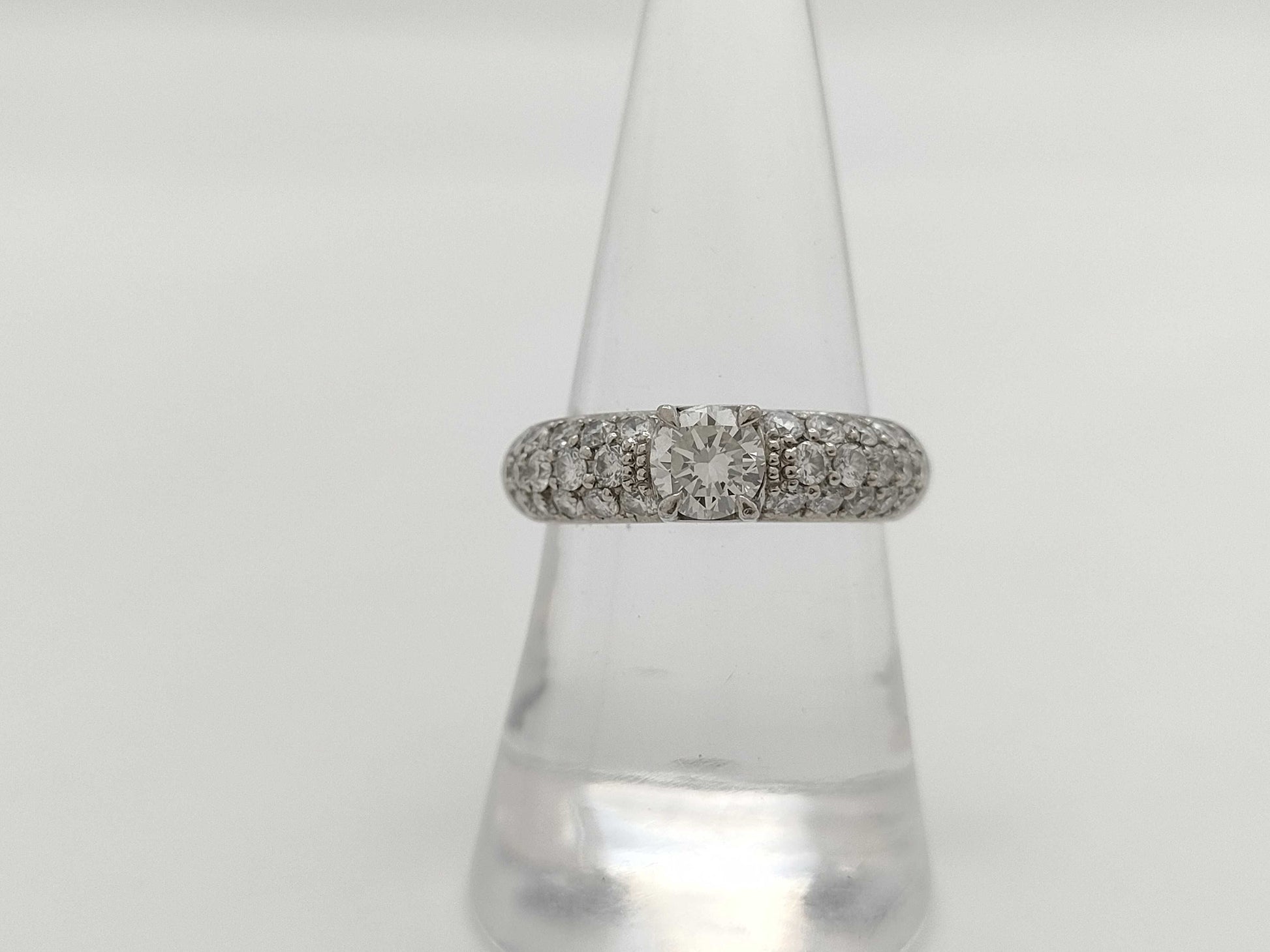 D0.89ct/0.567ct PT900 8.2g Ring 