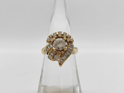 D0.75ct/0.64ct K18 6.3g Ring 