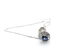 S1.47ct D0.76ct PT900 4.7g Tie Pin Cuffs 