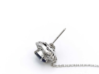 S1.47ct D0.76ct PT900 4.7g Tie Pin Cuffs 