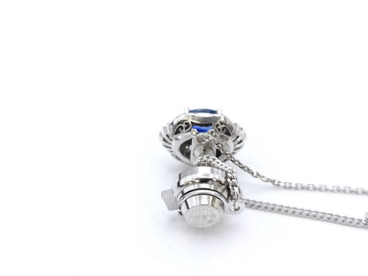 S1.47ct D0.76ct PT900 4.7g Tie Pin Cuffs 