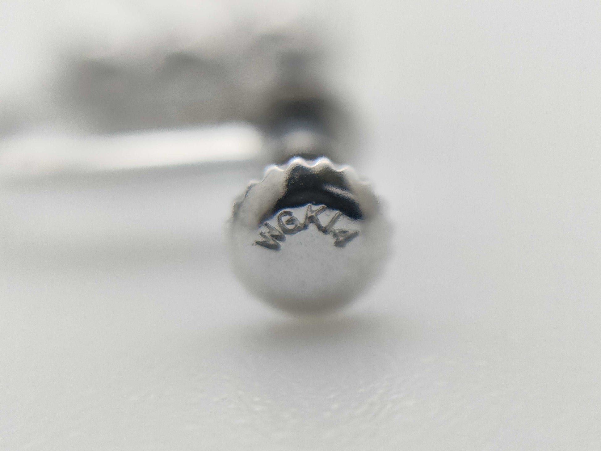 Diamond PT900/K14WG 2.3g Earrings 