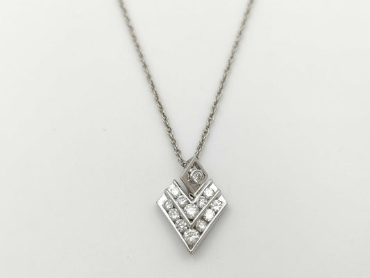 D1.00ct PT900/PT850 7.7g Necklace 