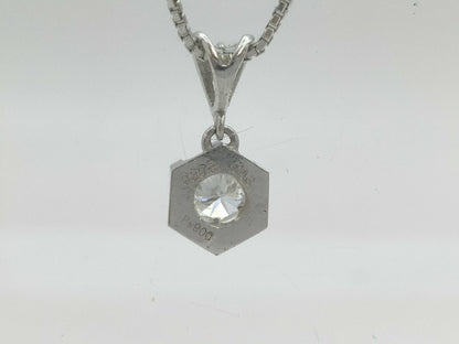 D0.392ct FD0.03ct PT900 6.2g Necklace 