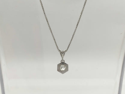 D0.392ct FD0.03ct PT900 6.2g Necklace 