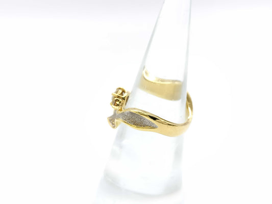 D0.30ct FD0.09ct K18 5.4g Ring 