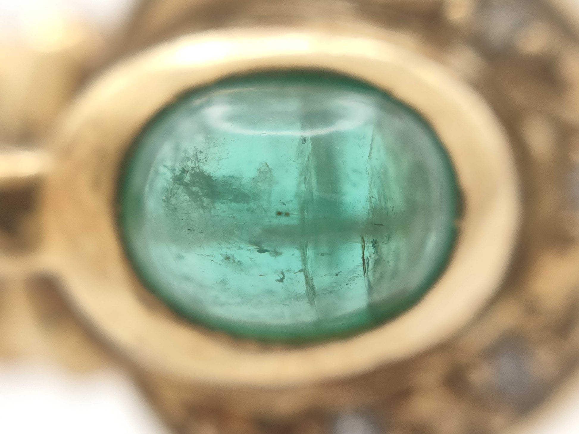 Emerald D0.036ct K18 4.6g Ring 