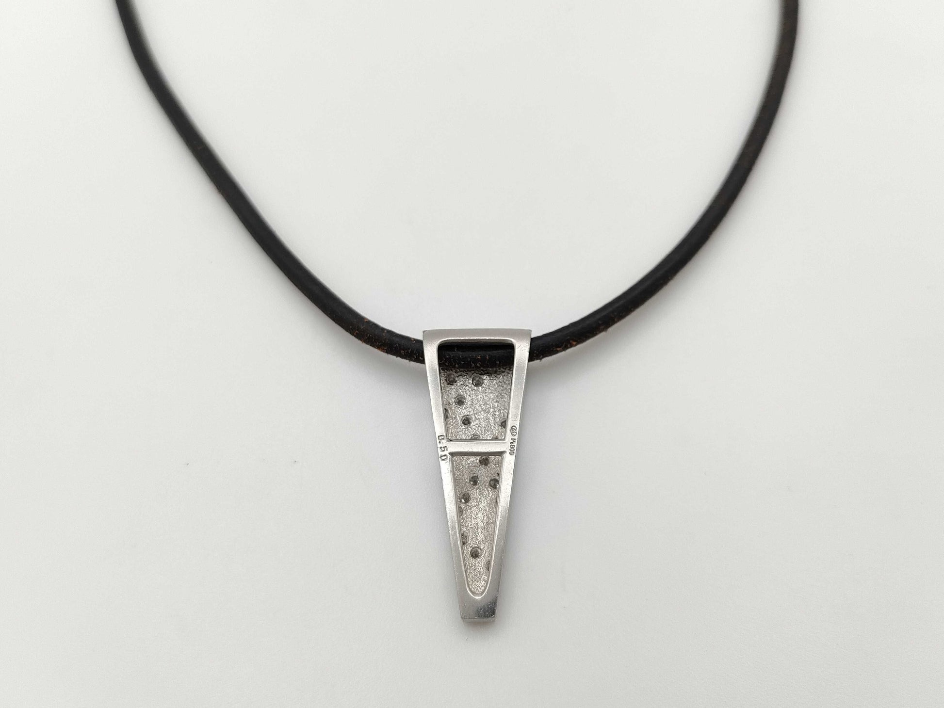 D0.50ct PT900/K18WG 9.0g Necklace 