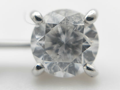 Trilogy D1.00ct K18WG 3.6g Necklace 