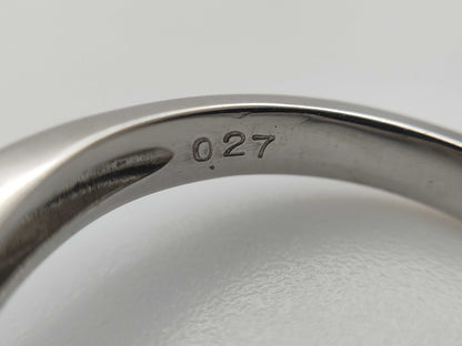 Pearl diameter approx. 8.7mm D0.27ct PT900 8.1g ring 
