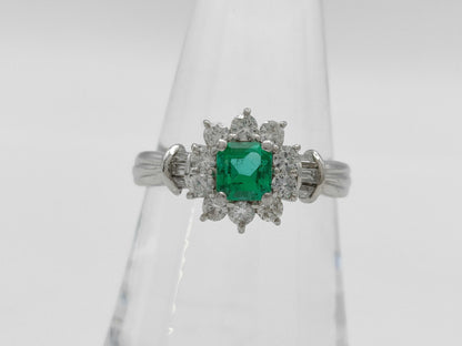 E0.41ct D0.52ct PT900 4.7g Ring 