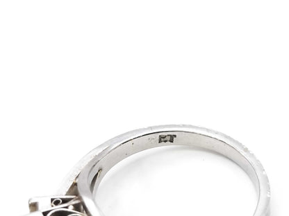 E0.30ct D0.17ct PT900 4.9g Ring 