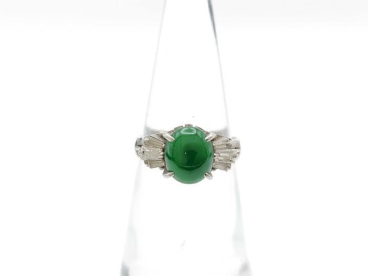 Jade D0.32ct PM900 4.9g Ring 