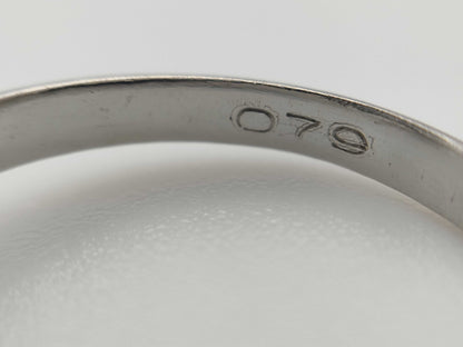 D0.79ct PT850 3.6g Ring 