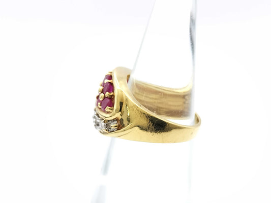 R1.02ct D0.66ct K18 8.5g Ring 