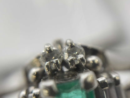 E0.27ct D0.13ct PT900 5.4g Ring 