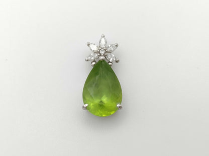 PE6.28ct D0.35ct PT900 4.6g Pendant Top 