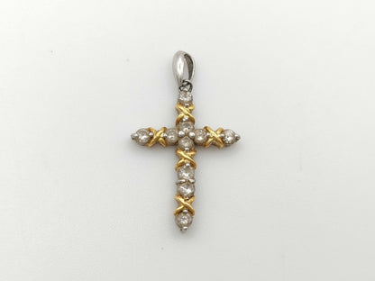 D0.50ct K18/PT900 3.3g Pendant Top 