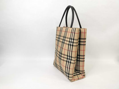 BURBERRY Nova Check Tote Bag