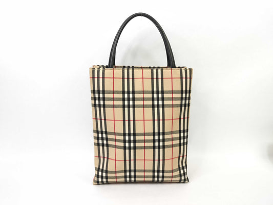 BURBERRY Nova Check Tote Bag