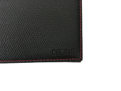 CELINE Black Leather Cover Notebook Cover