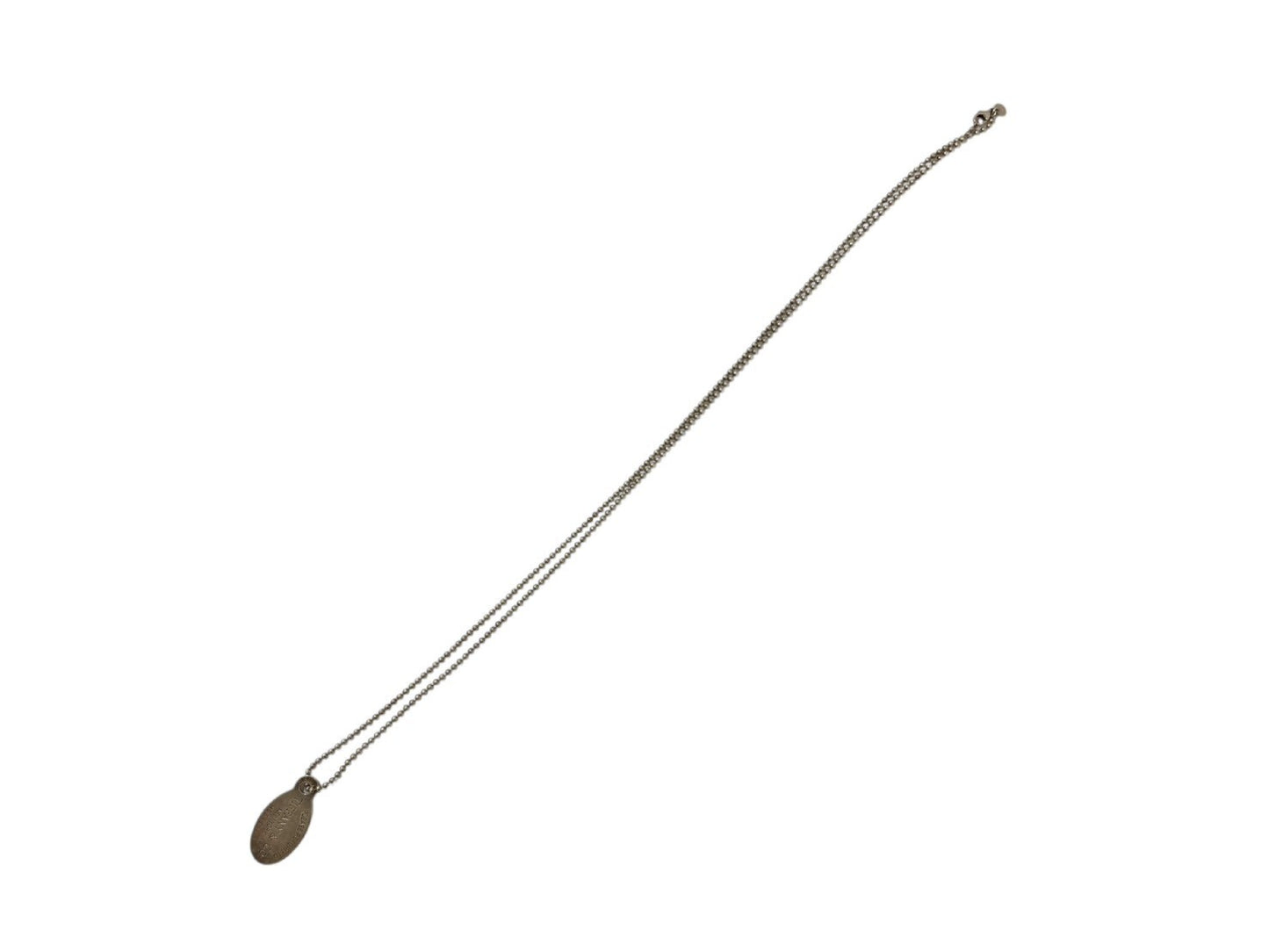 Tiffany & Co. Plate Necklace 925/25.7g Necklace