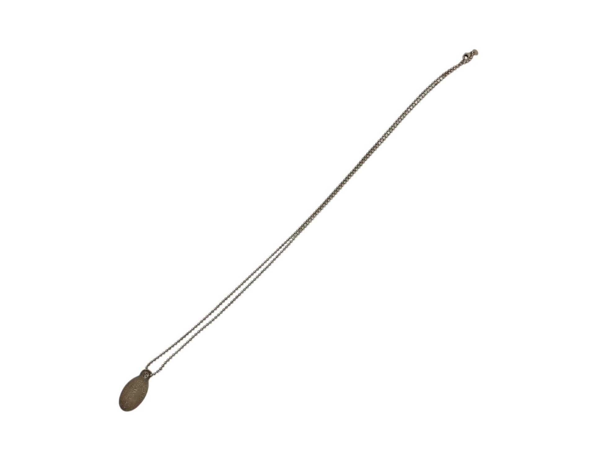 Tiffany & Co. Plate Necklace 925/25.7g Necklace